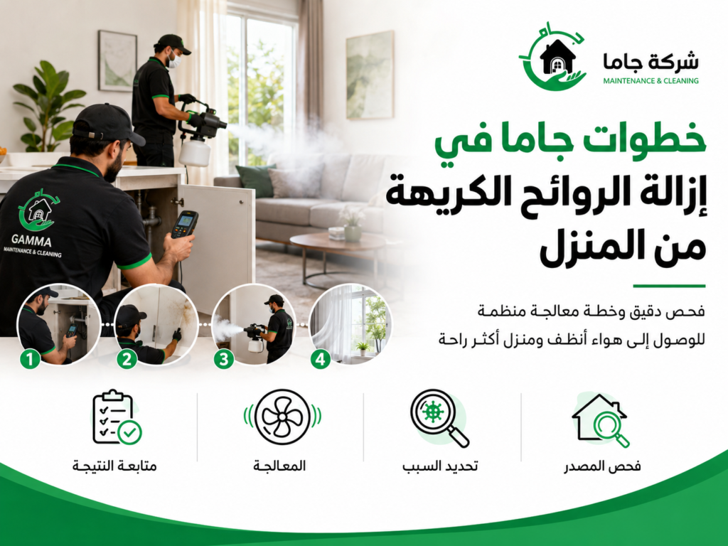 خطوات جاما في إزالة الروائح الكريهة من المنزل خطوات جاما في إزالة الروائح الكريهة من المنزل