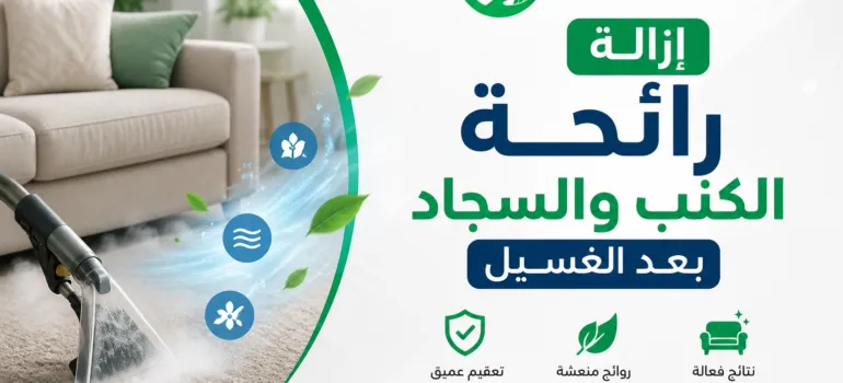 إزالة رائحة الكنب والسجاد بعد الغسيل إزالة رائحة الكنب والسجاد بعد الغسيل