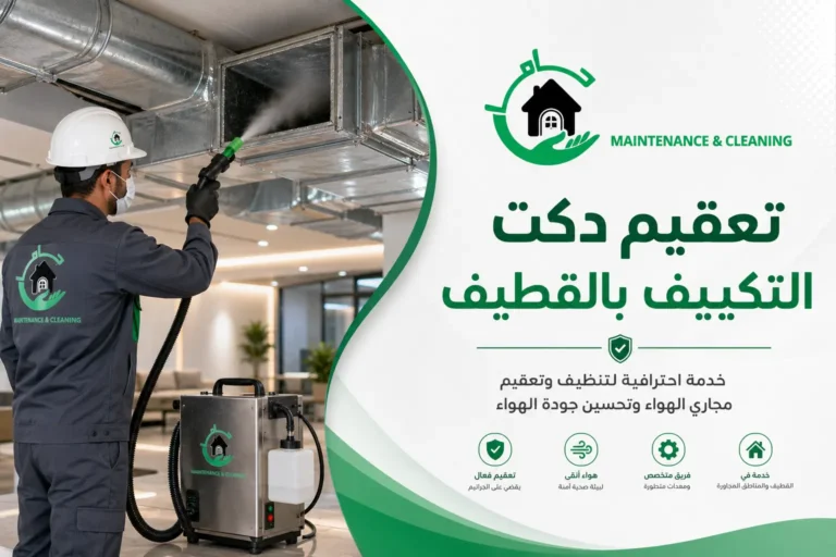 تعقيم دكت التكييف بالقطيف