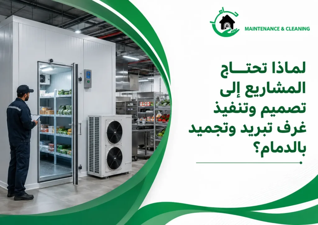 لماذا تحتاج المشاريع إلى تصميم وتنفيذ غرف تبريد وتجميد بالدمام؟ لماذا تحتاج المشاريع إلى تصميم وتنفيذ غرف تبريد وتجميد بالدمام؟