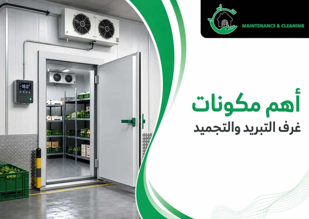 أهم مكونات غرف التبريد والتجميد أهم مكونات غرف التبريد والتجميد
