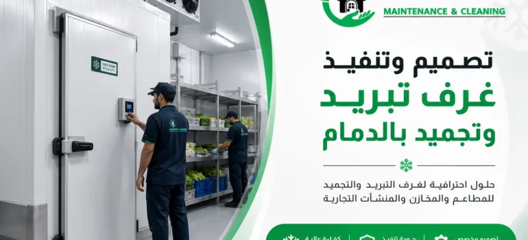 تصميم وتنفيذ غرف تبريد وتجميد بالدمام تصميم وتنفيذ غرف تبريد وتجميد بالدمام