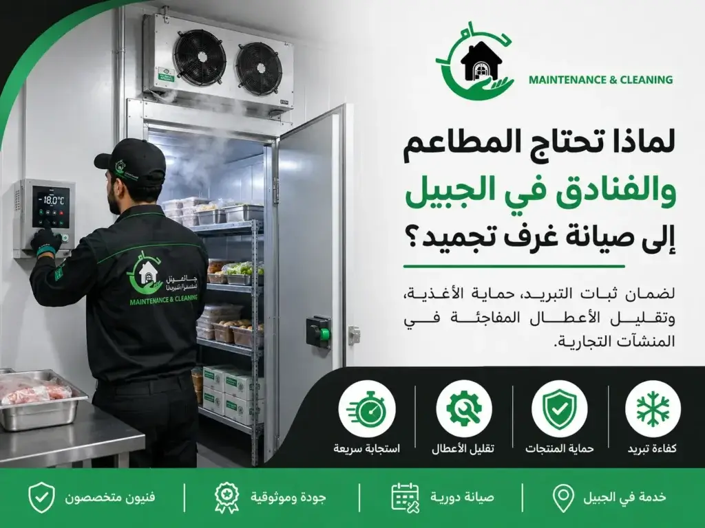 صيانة غرف تجميد بالجبيل للمطاعم