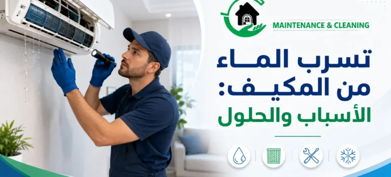 تسرب الماء من المكيف الأسباب والحلول تسرب الماء من المكيف الأسباب والحلول