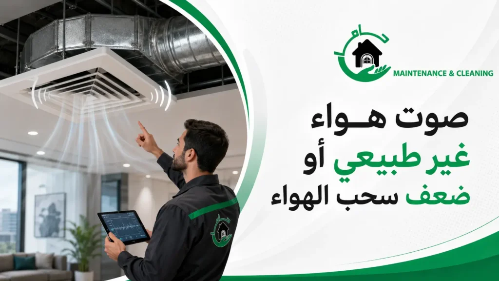 صوت هواء غير طبيعي أو ضعف سحب الهواء صوت هواء غير طبيعي أو ضعف سحب الهواء