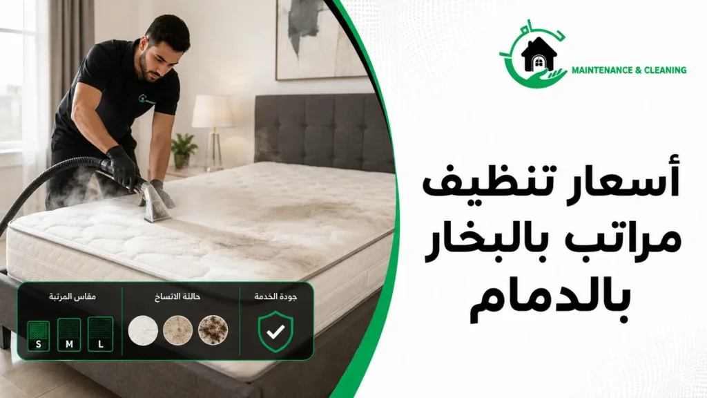 إزالة بقع مرتبة السرير