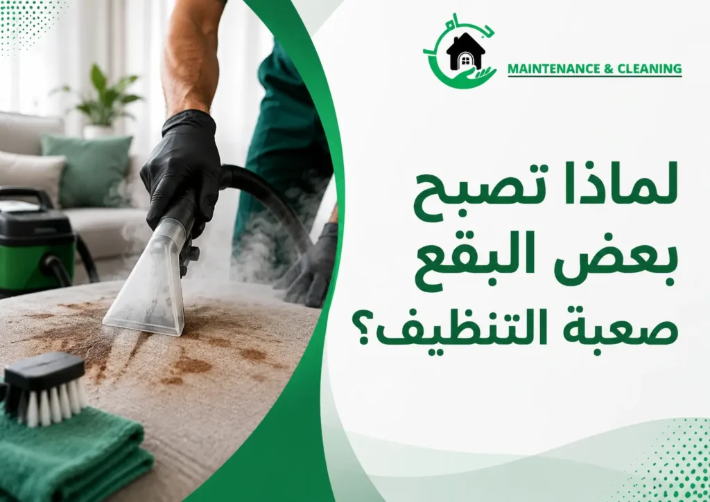 لماذا تصبح بعض البقع صعبة التنظيف لماذا تصبح بعض البقع صعبة التنظيف