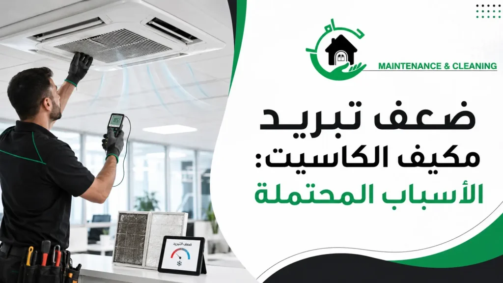 ضعف تبريد مكيف الكاسيت الأسباب المحتملة
