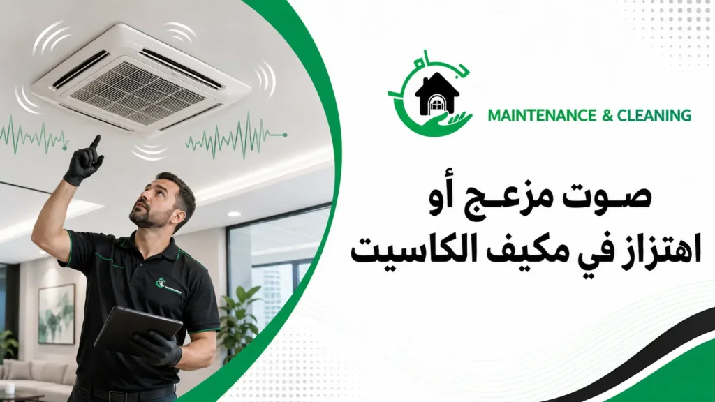 صوت مزعج أو اهتزاز في مكيف الكاسيت