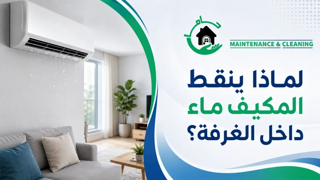 لماذا ينقط المكيف ماء داخل الغرفة؟
